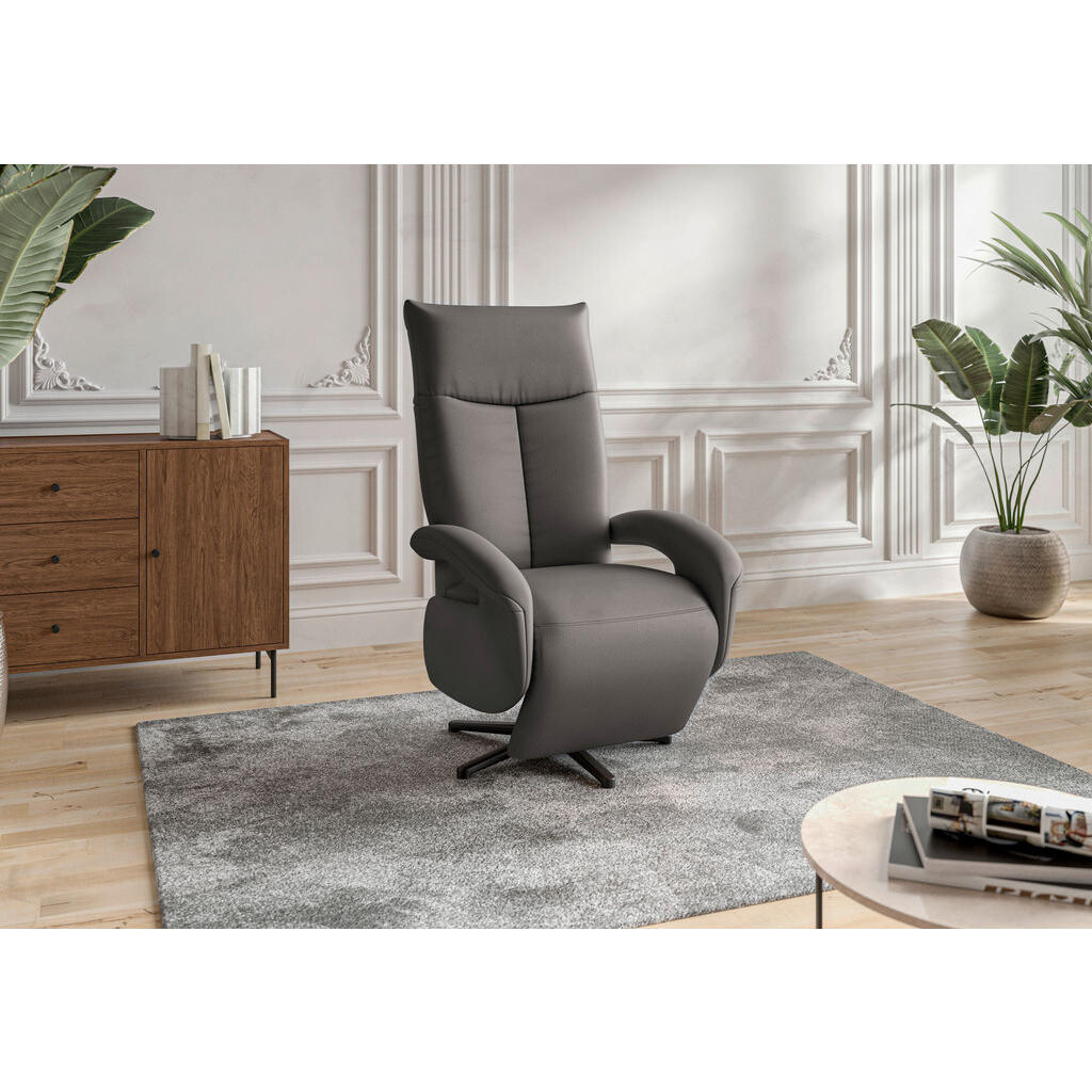 Sit & More KRESLO, koža, mokka