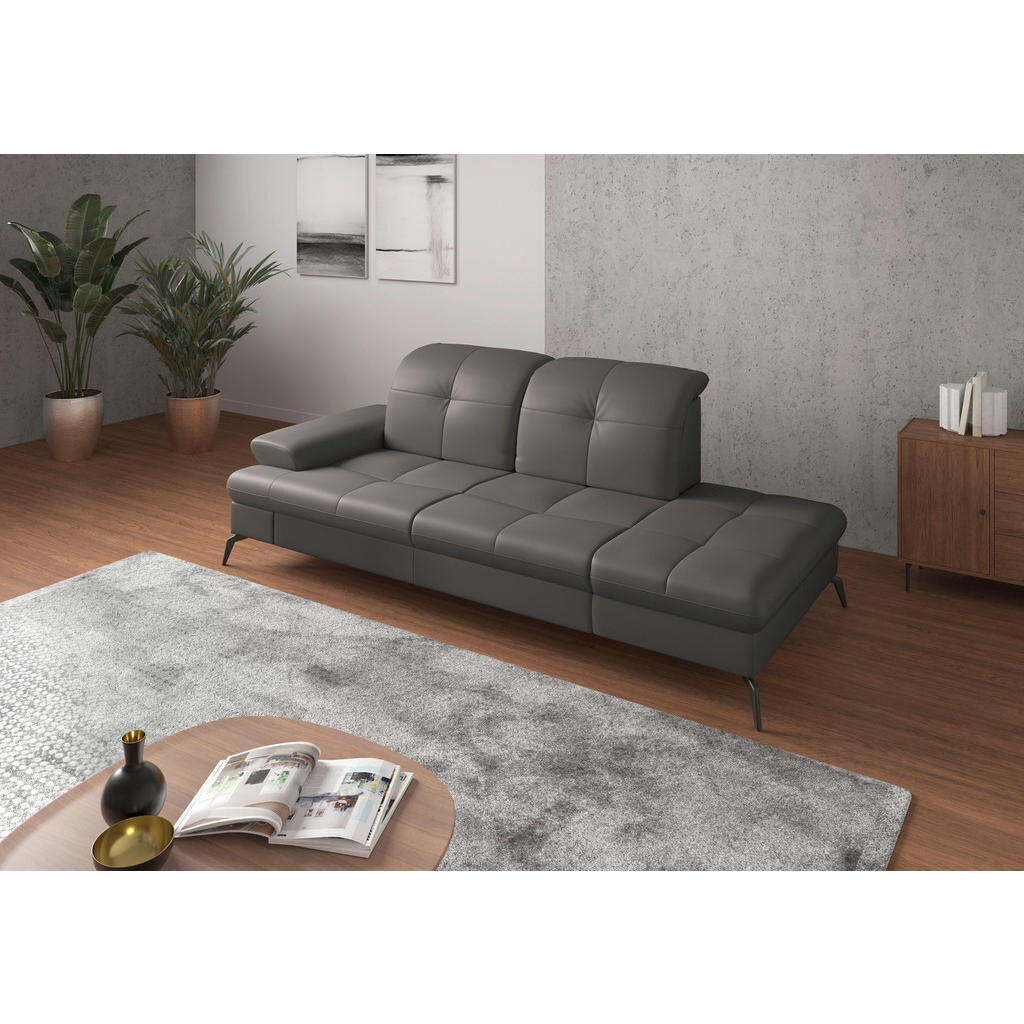 Sit & More LEŇOŠKA, koža, mokka