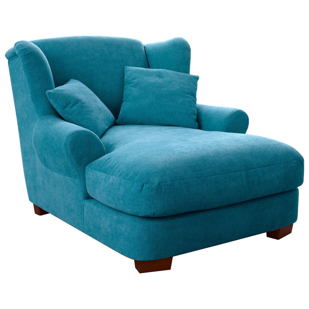 Sit & More XXL KRESLO, textil, svetlomodrá