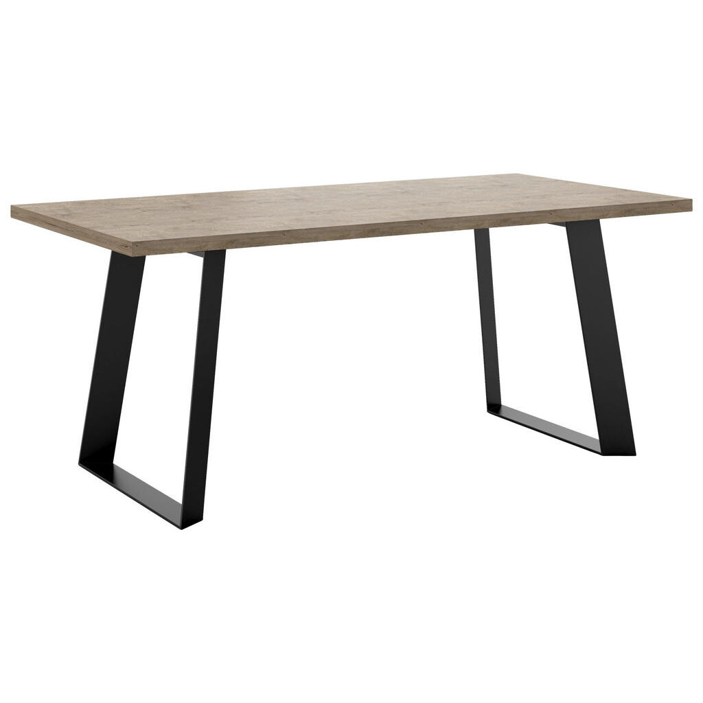 Livetastic JEDÁLENSKÝ STÔL, čierna, koňaková, 180/90/76 cm