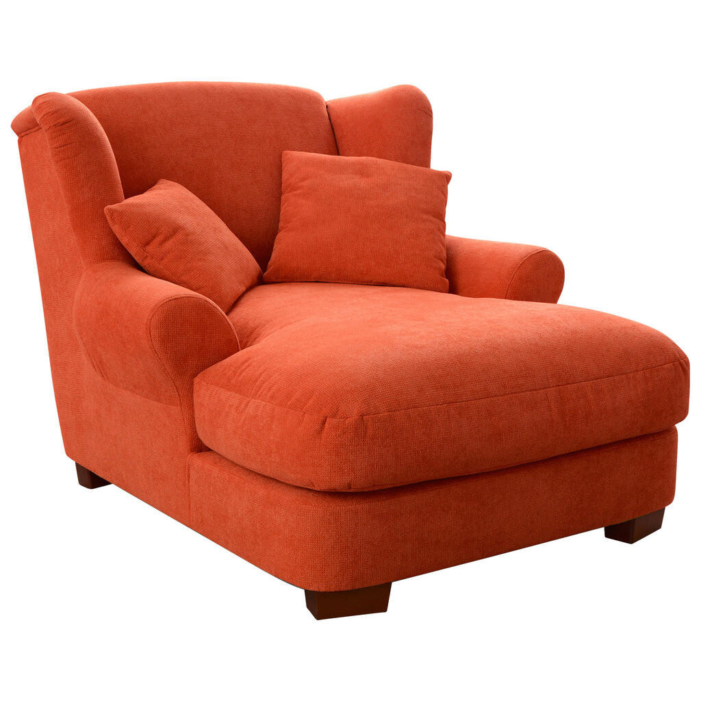 Sit & More XXL KRESLO, textil, terakotová