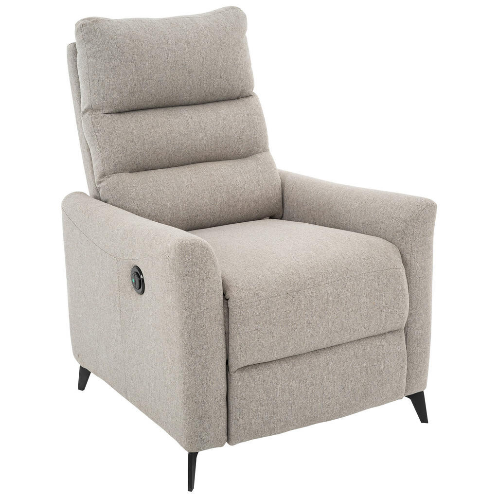 Livetastic RELAXAČNÉ KRESLO, kov, textil, sivá, čierna