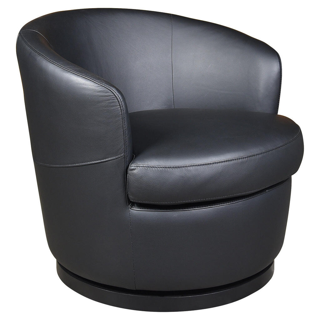 Xora DIZAJNOVÉ KRESLO, koža, čierna