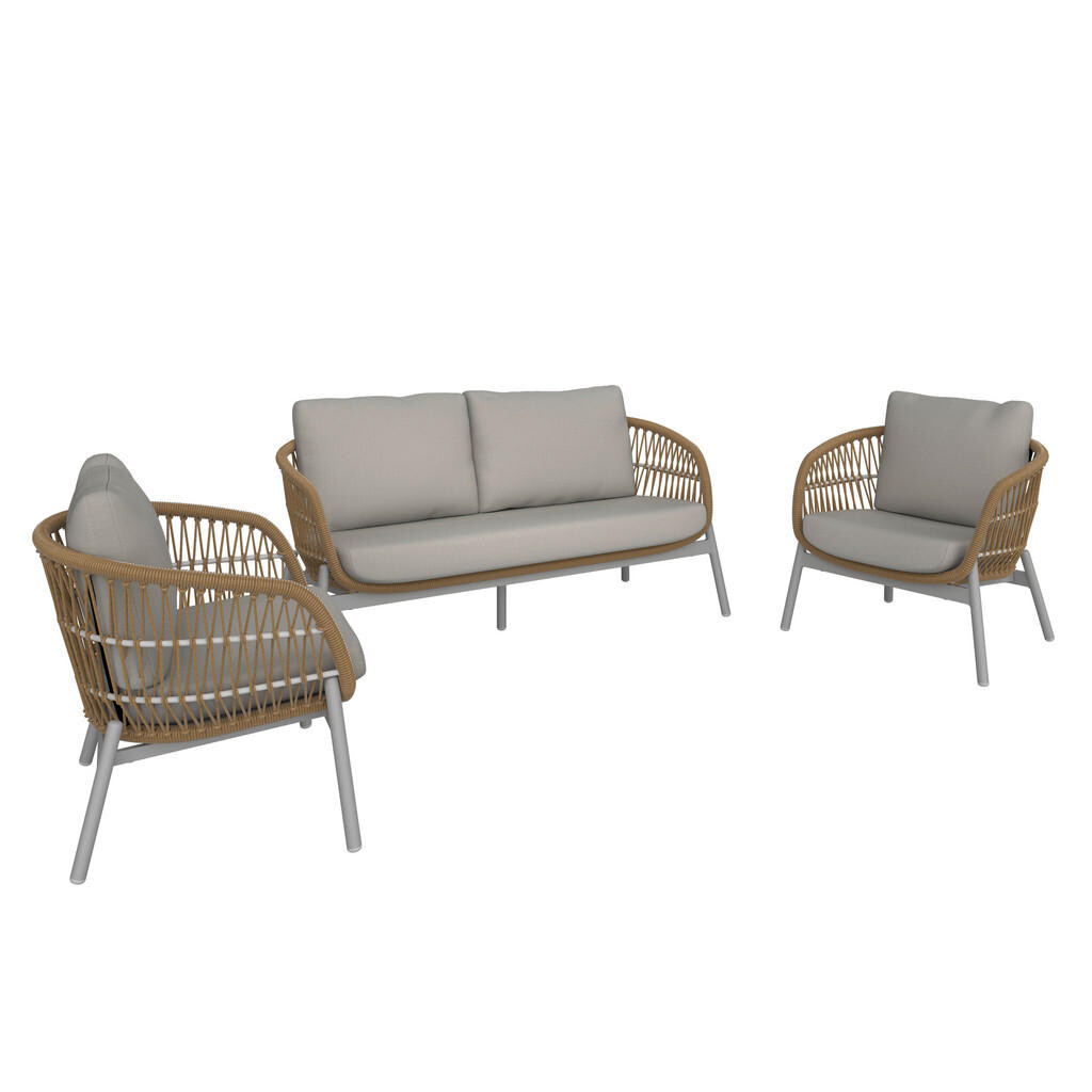 Ambia Garden SÚPRAVA ZÁHRADNÉHO NÁBYTKU kov, plast, textil