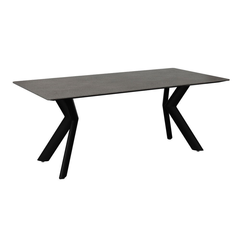 Amatio ZÁHRADNÝ STÔL, kov, kameň, 200/100/76 cm