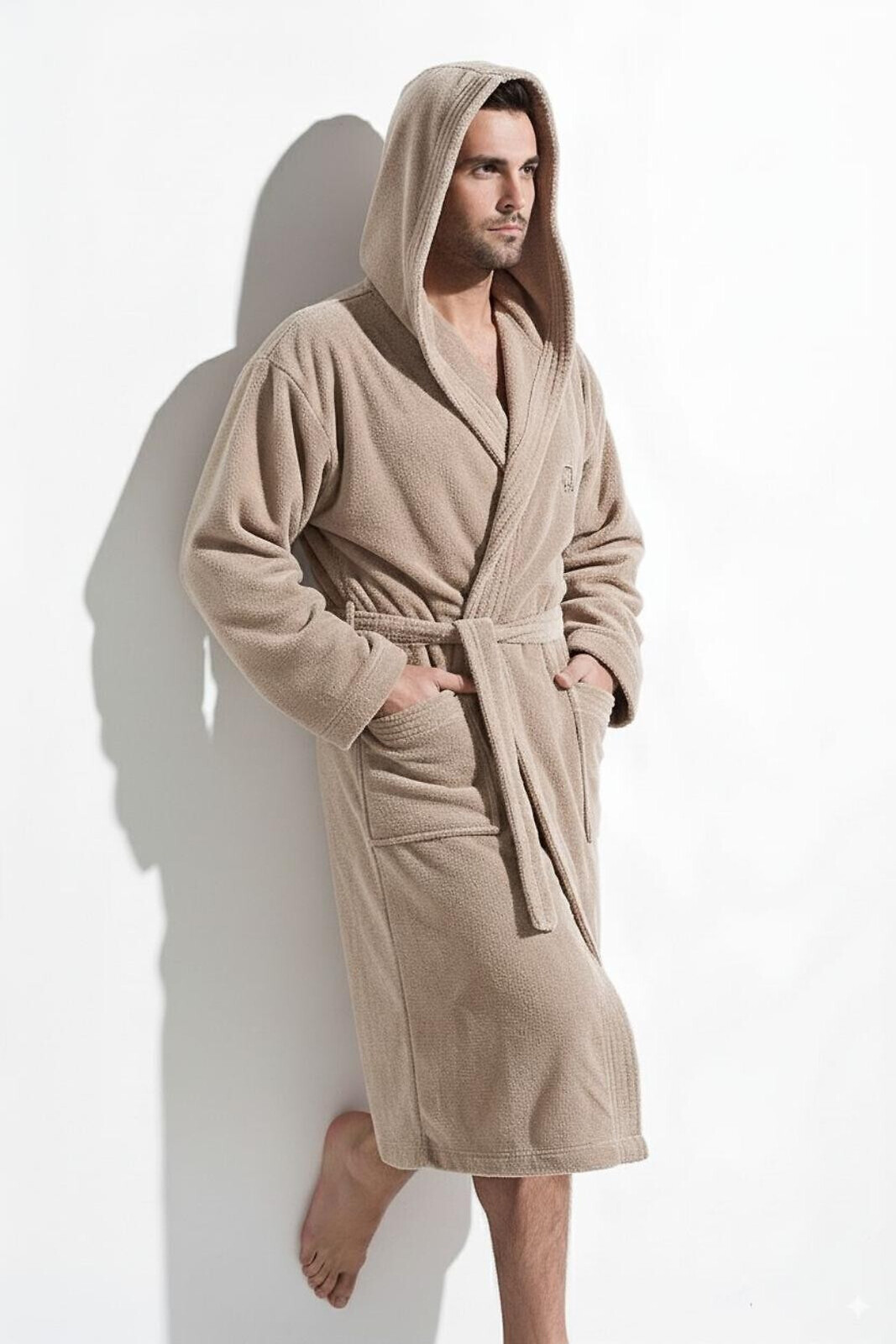 Pánsky župan L & L Iwo šedá XL-182/120/116