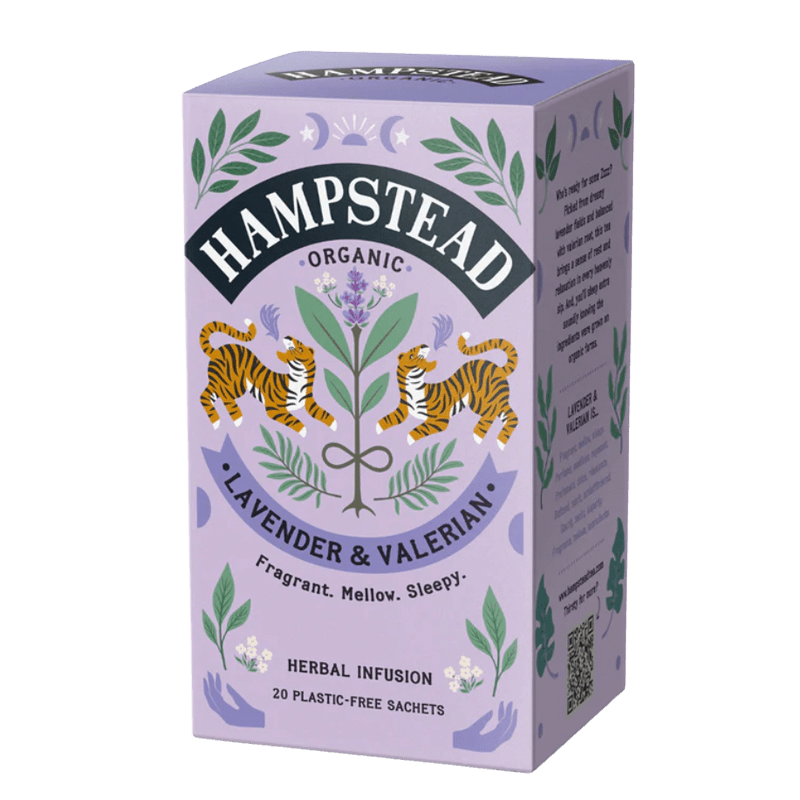 HAMPSTEAD TEA BIO bylinný čaj s levanduľou a valeriánou 20 vrecúšok