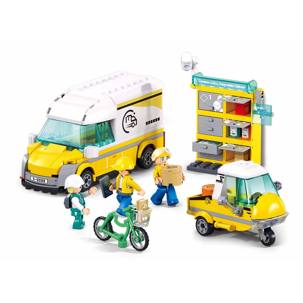 Stavebnica Sluban Metropolis Doručovacia služba M38-B1290