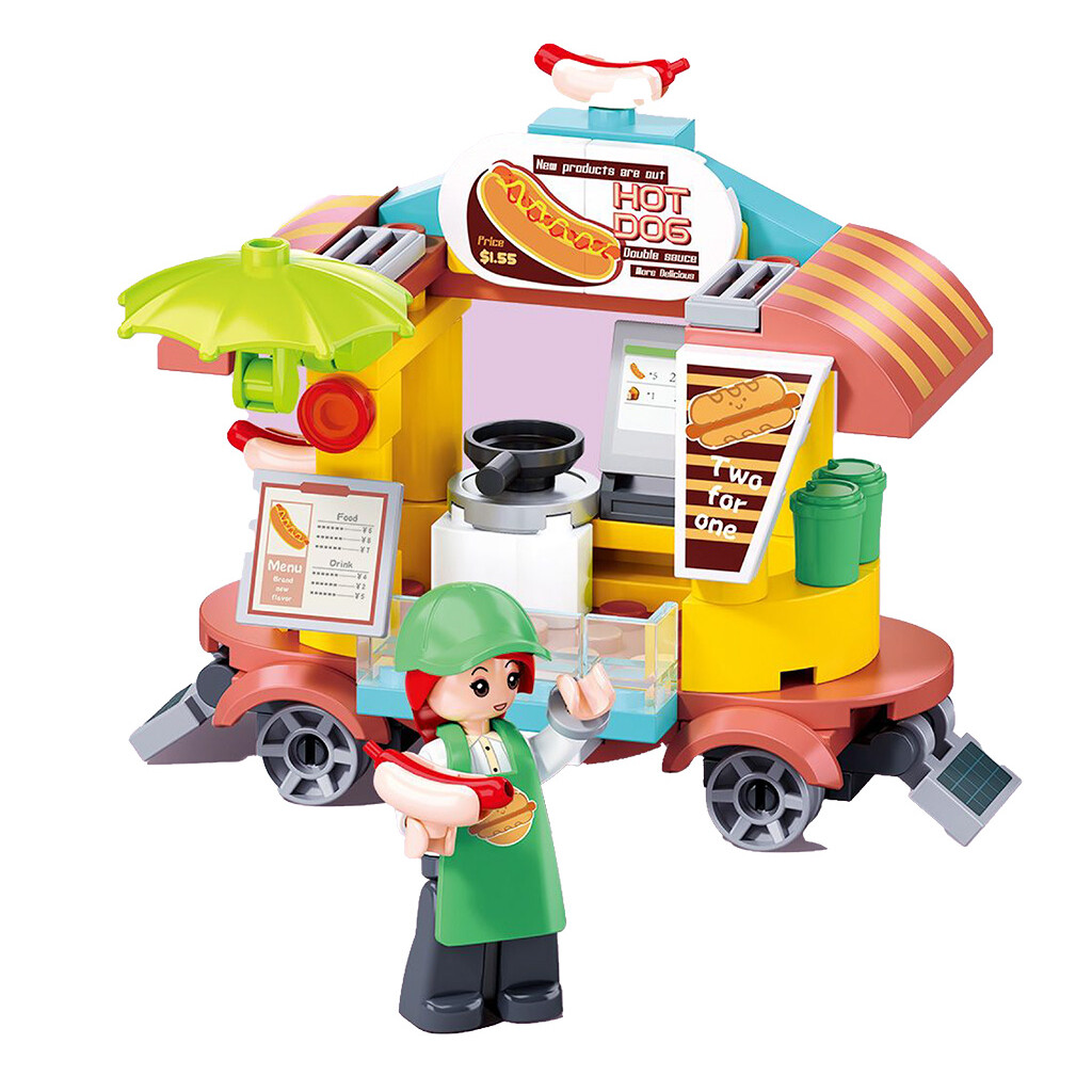 Stavebnica Sluban Metropolis Hotdogový foodtruck M38-B1329A
