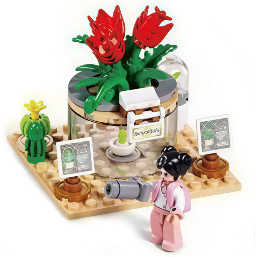 Stavebnica Sluban Metropolis Botanická záhrada Kvety M38-B1373D