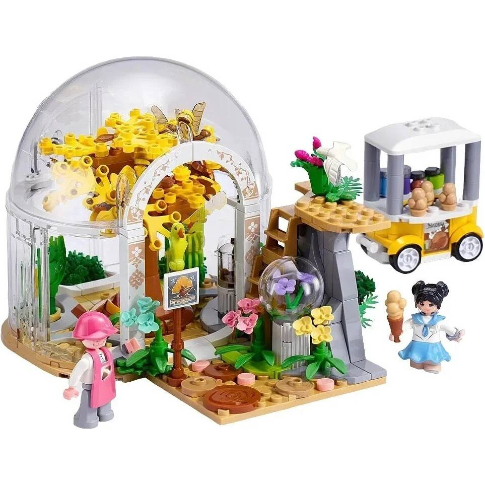 Stavebnica Sluban Metropolis Botanická záhrada Skleník M38-B1375