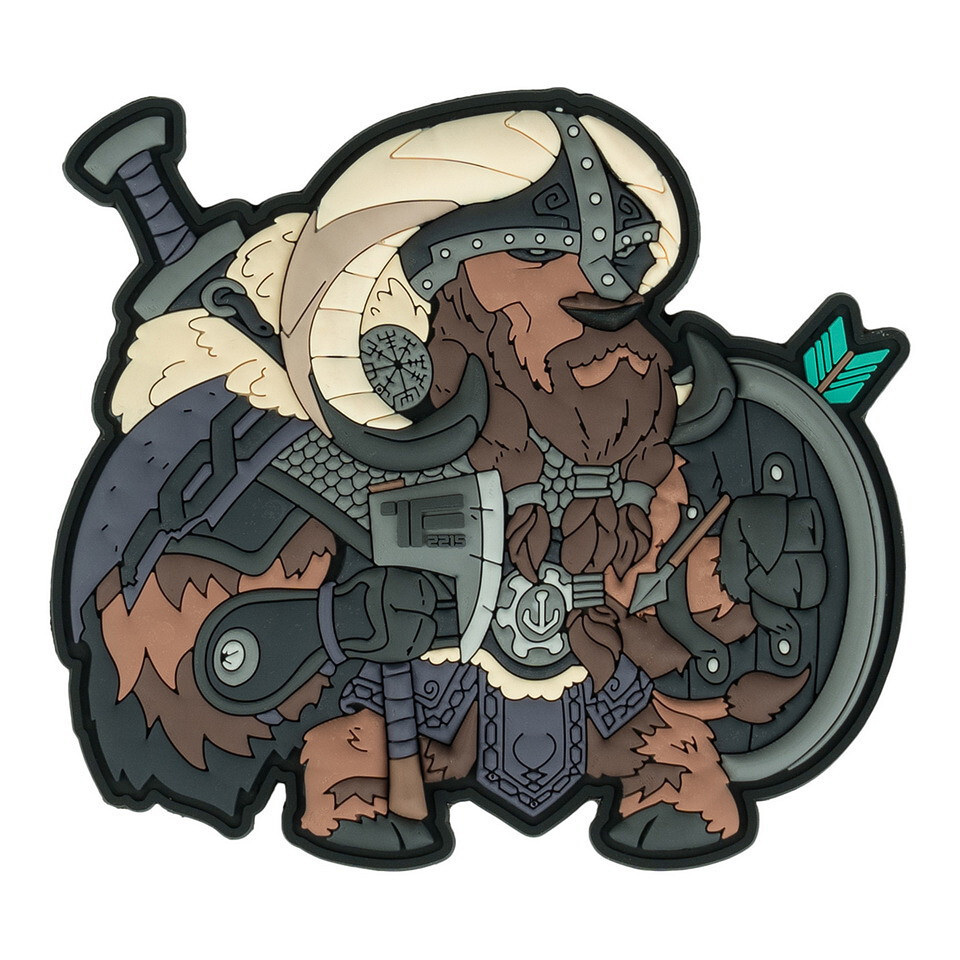 Gumová nášivka Task Force 2215 Contractor Ox Nr. 9 - farebná