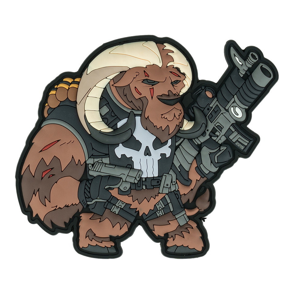 Gumová nášivka Task Force 2215 Contractor Ox Nr. 10 - farebná