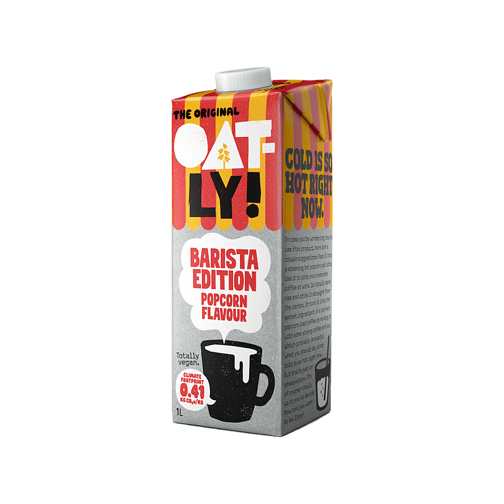 OATLY Ovsený nápoj barista popcorn 1 liter