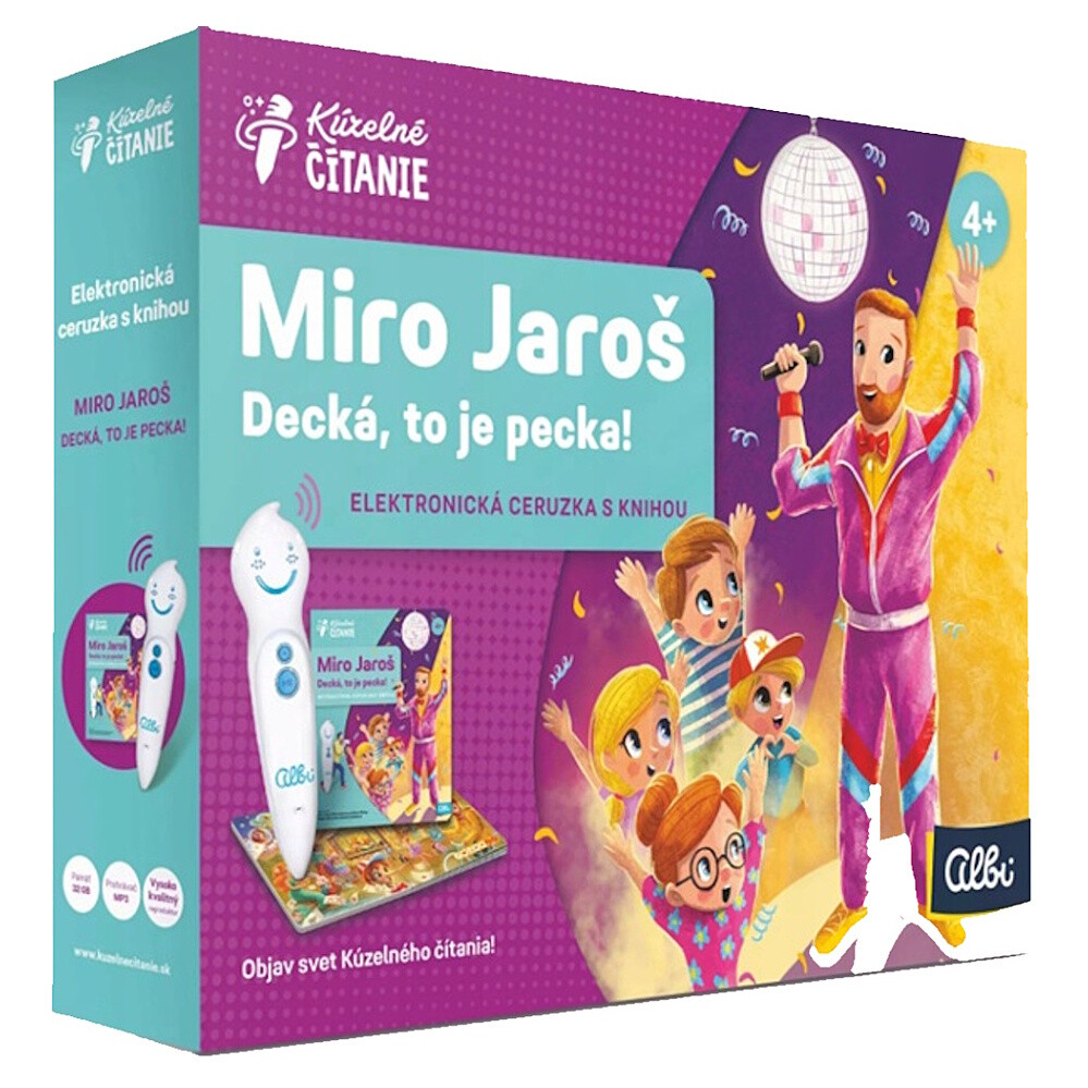 ALBI Kúzelné čítanie set s ceruzkou 1.0  Miro Jaroš Decká, to je pecka