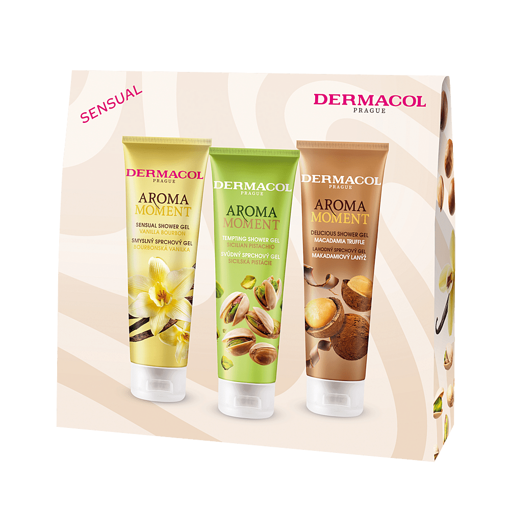 DERMACOL Aroma Moment mix festive Darčekové balenie, poškodený obal