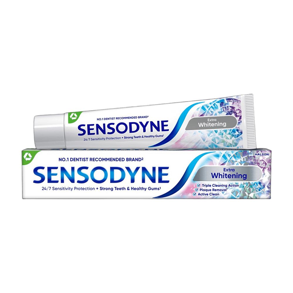 SENSODYNE Extra Whitening zubná pasta 75 ml, poškodený obal