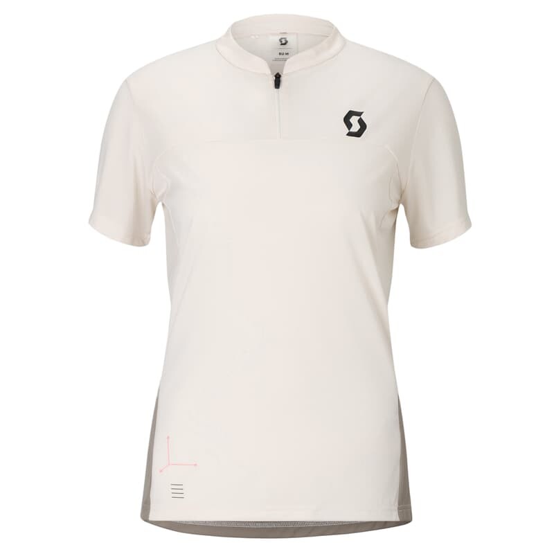 Dámske cyklistické triko SCOTT Tee W's Vertic Zip SS