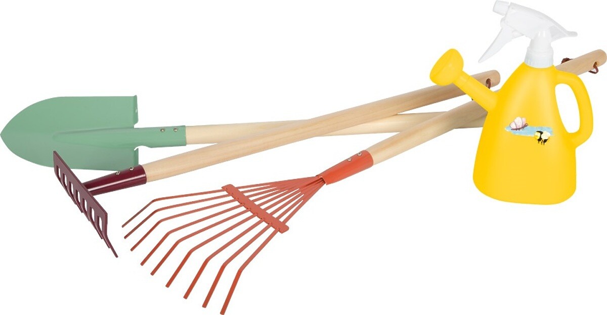 small foot Sada záhradného náradia s kanvičkou Tiny Garden