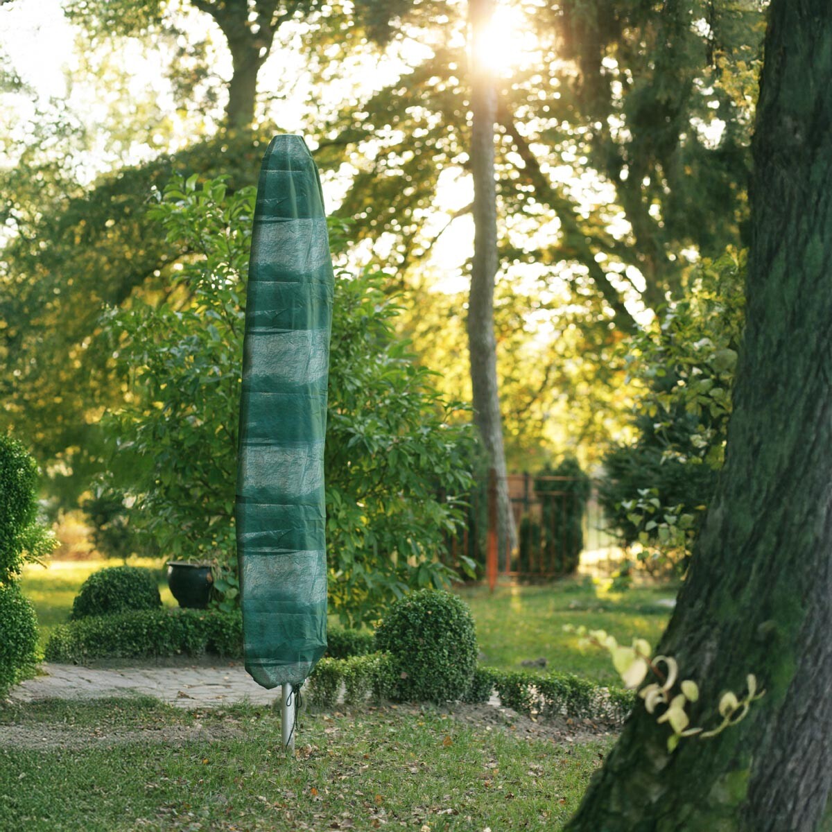 Ochranný poťah na dáždnik, zelený, 210 x 50 cm