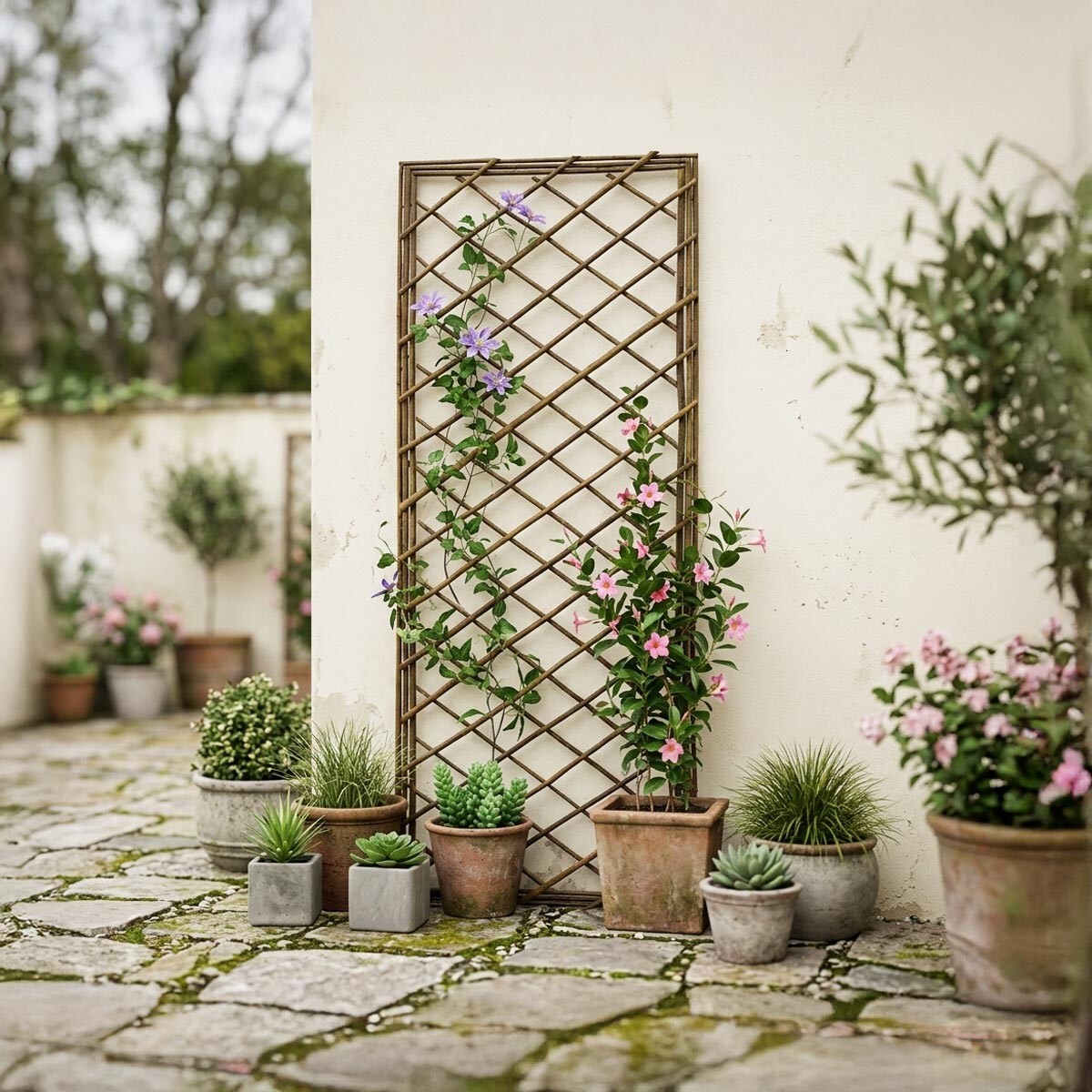 Vŕbová mreža pre popínavé rastliny QUADRIGA M