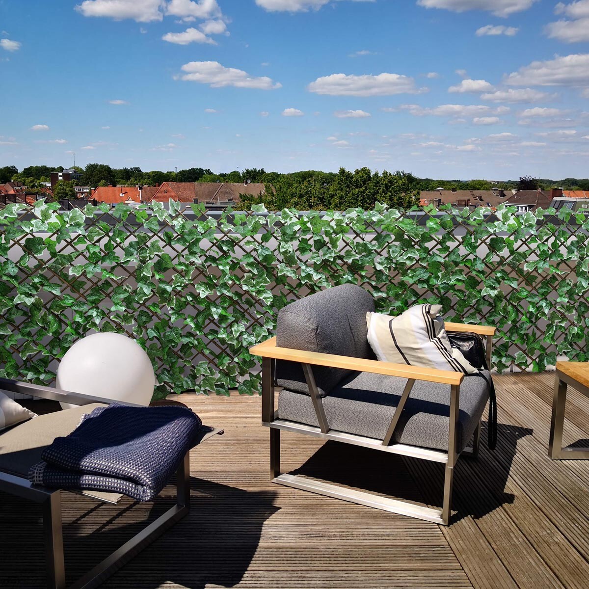 Balkónová zástena s mrežou