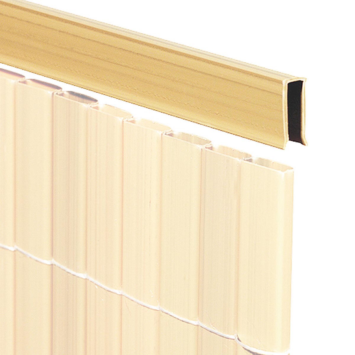 Zakončovacia lišta U-profil - pre Rügen 150 cm, bambus