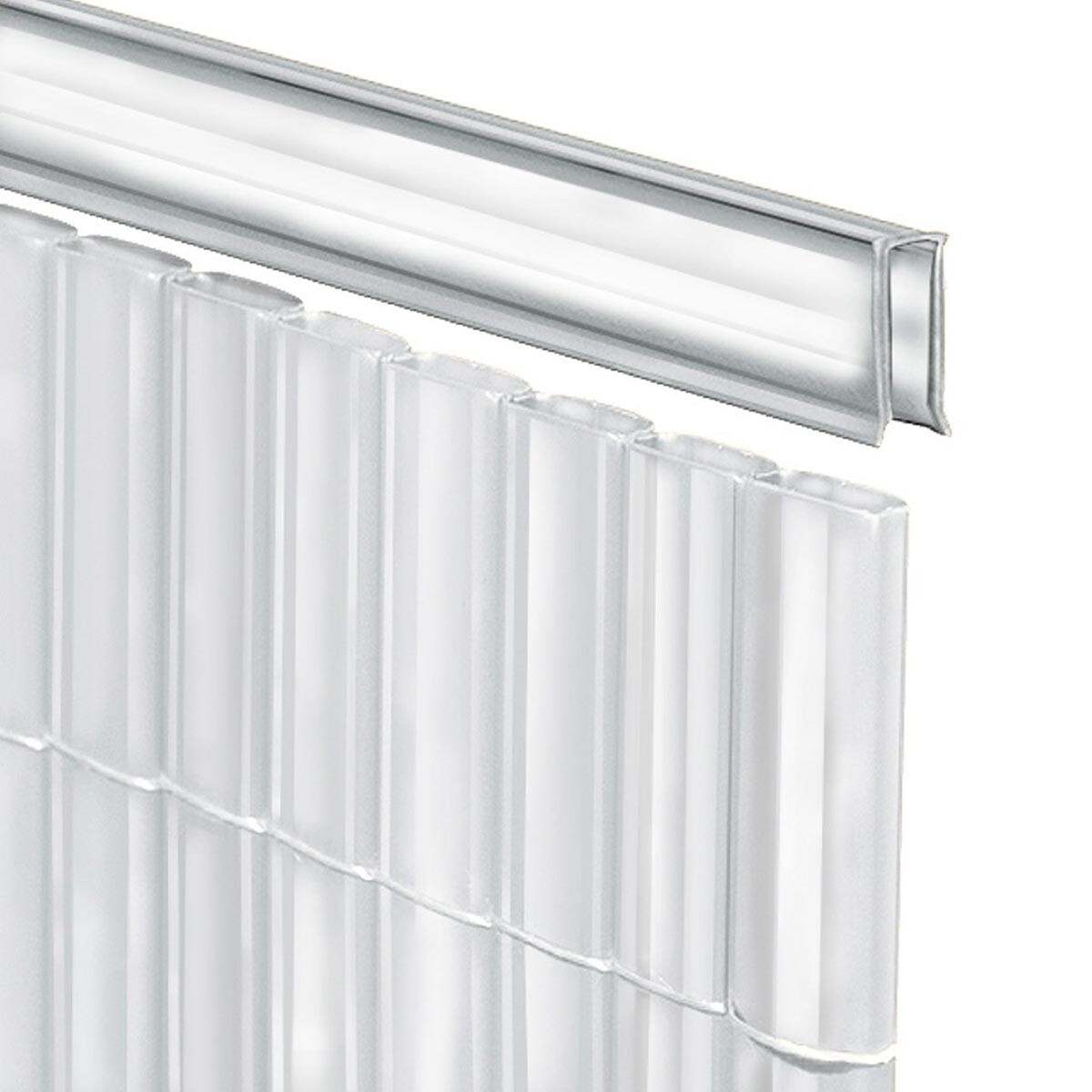 Dokončovacia lišta U-profil - pre Rügen 150 cm, transparentná