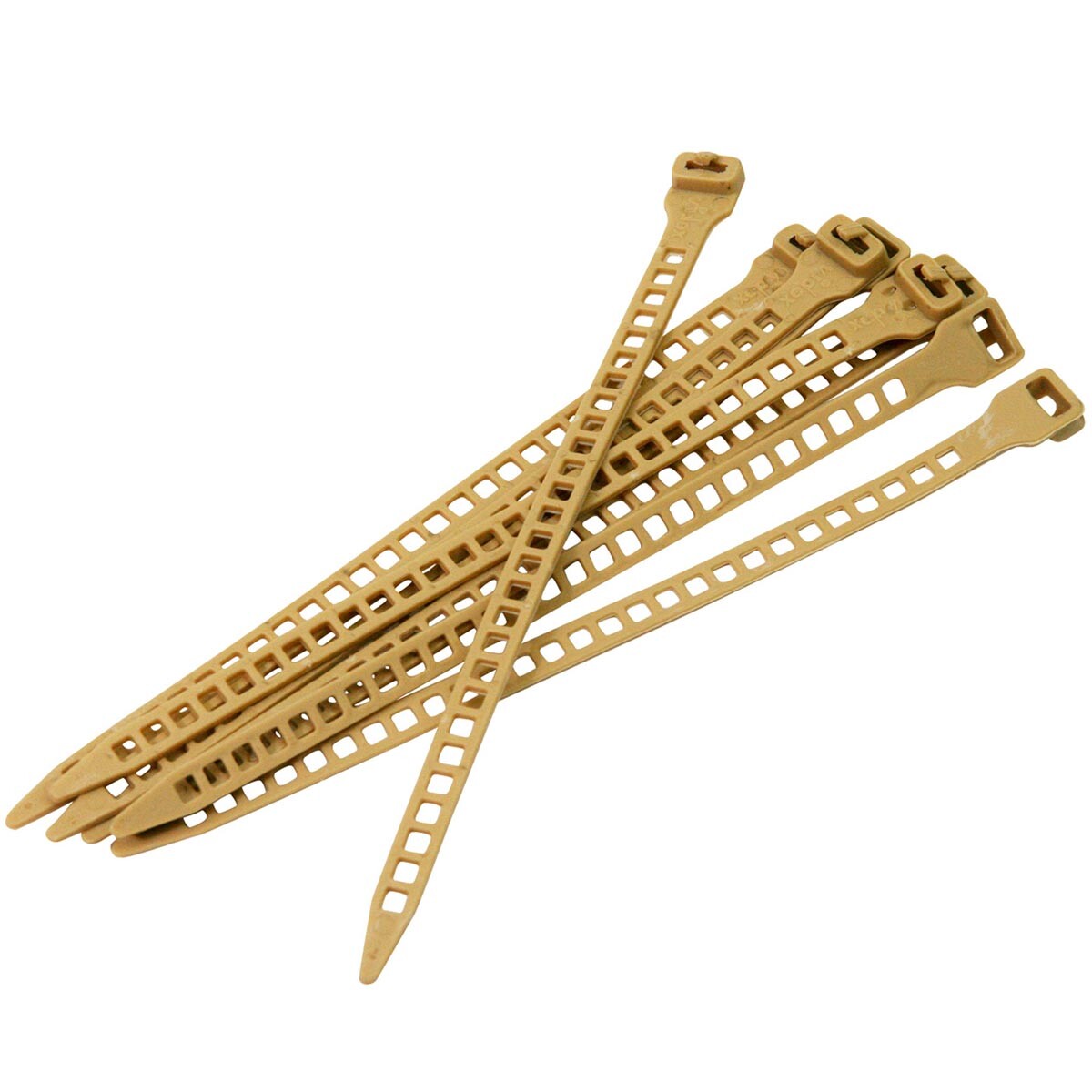 Páska na pripevnenie zásteny k plotu, bambus, 25 ks