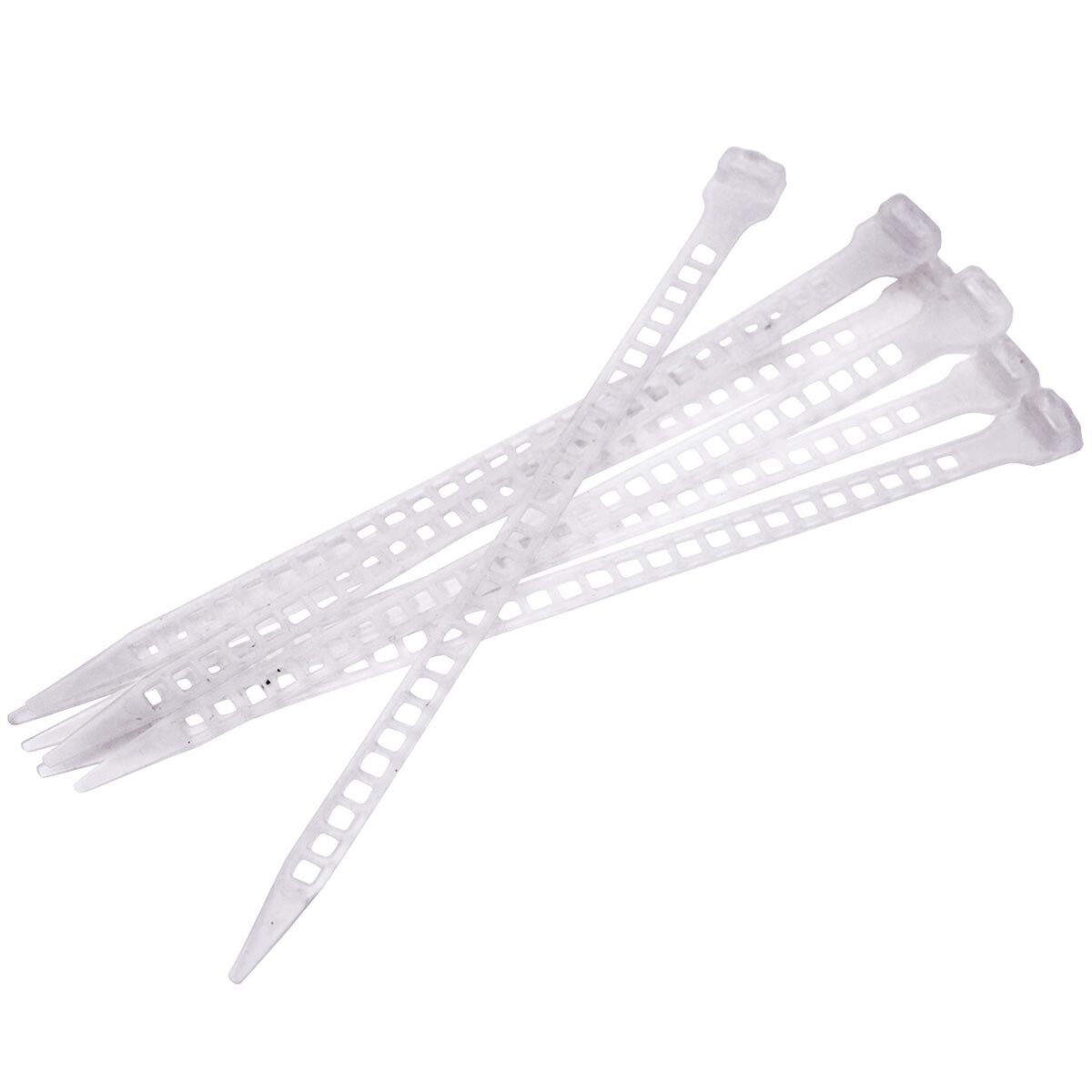 Páska na pripevnenie zásteny k plotu, priehľadná, 25 ks