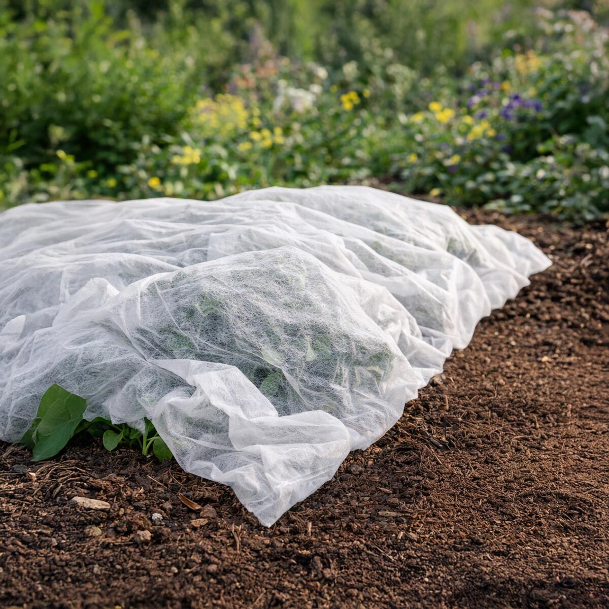 Netkaná textília Mary's Garden BIO, 34 g, biela