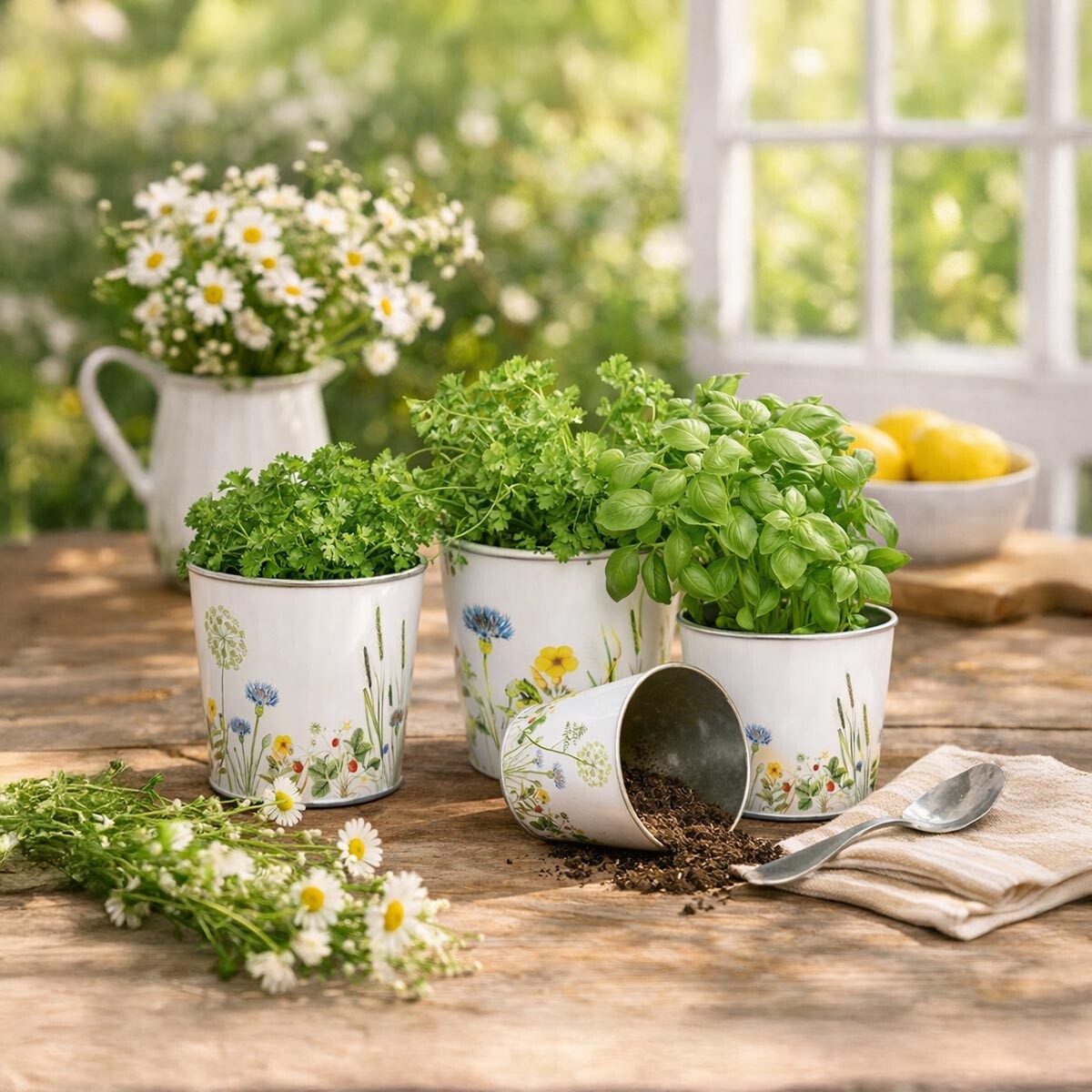 Obal na kvetináč Wild Flowers, 11 cm