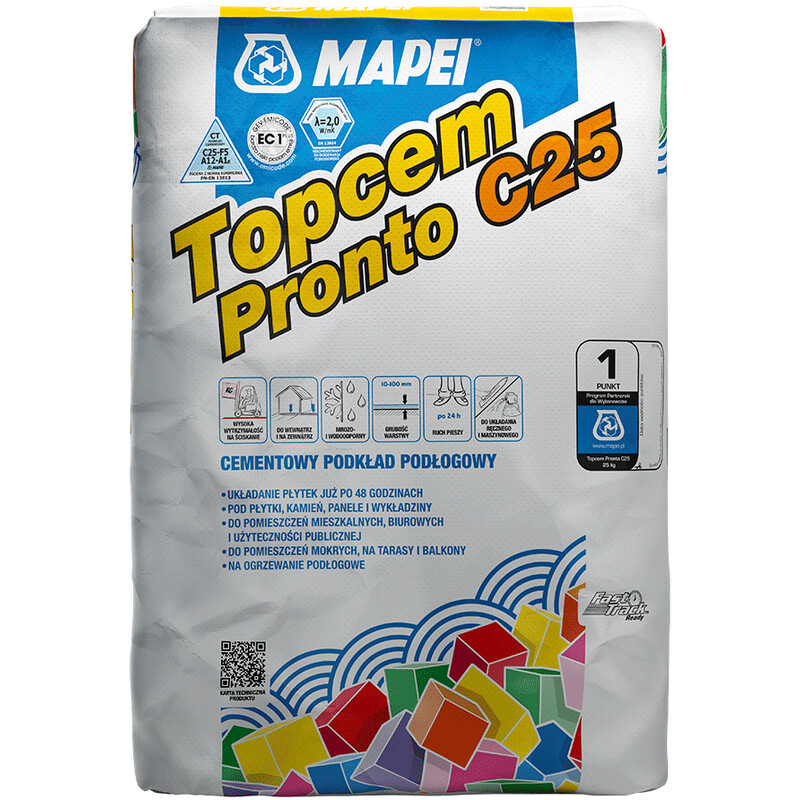 Zmes samonivelačná Mapei Topcem Pronto