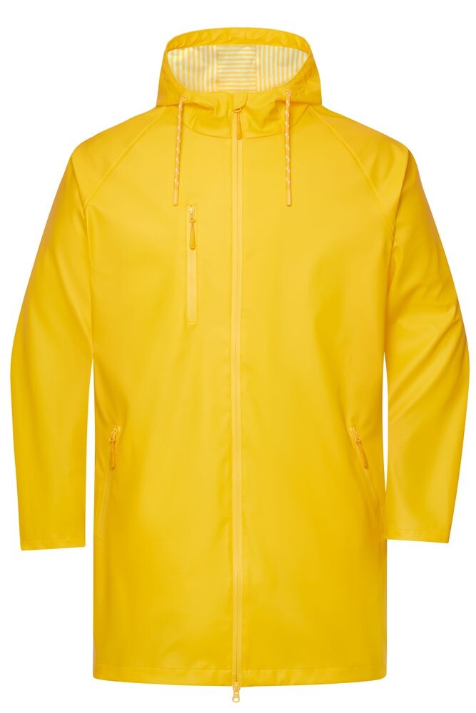 James and Nicholson Kabát do dažďa Unisex JN1402 - Slnečnicová | 2XL