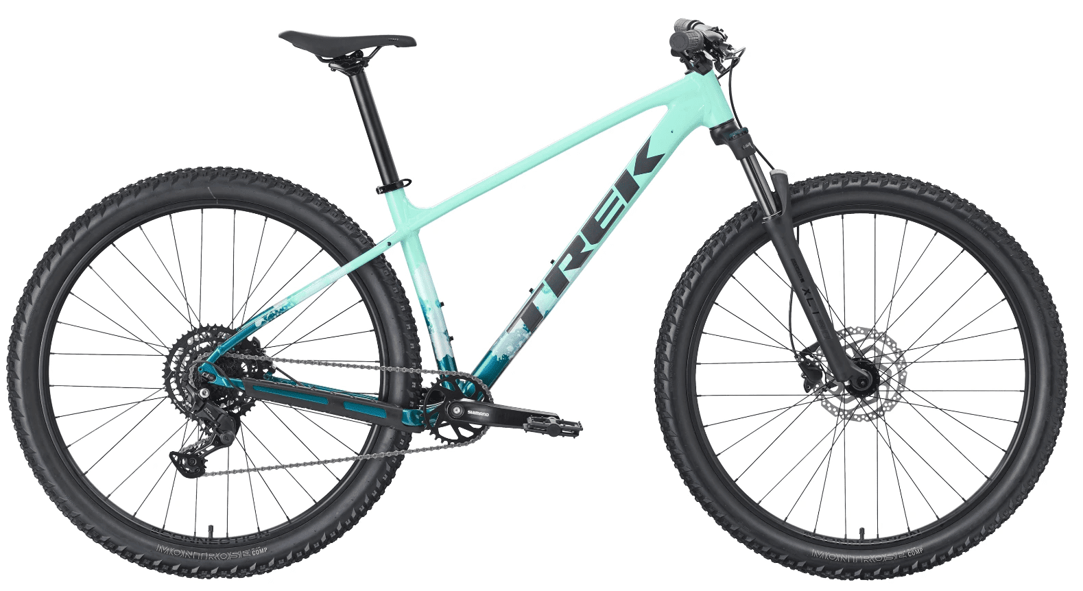 TREK Marlin 5 Gen 3 Miami Green/Dark Aquatic Fade 2026 , Gripy, Velikosť: M