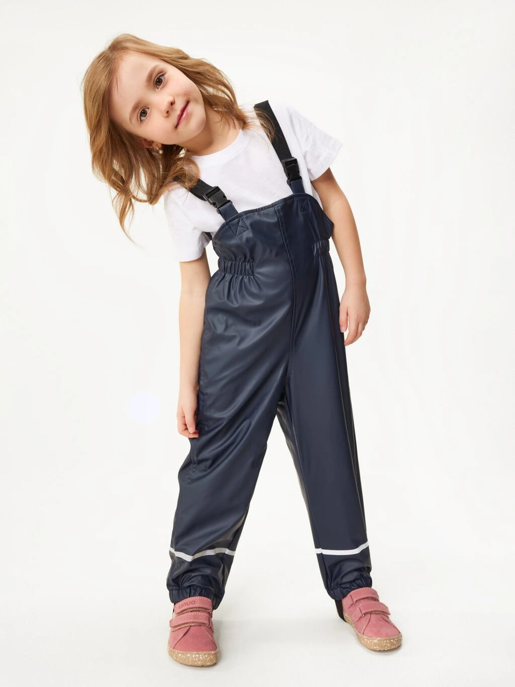 Nepromokavé nohavice s flísom, Tm. modročierna - veľ. 98/104