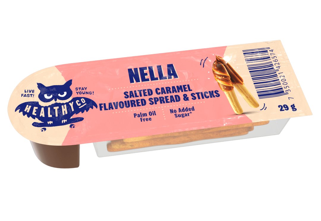 HEALTHYCO Nella salted caramel spread sticks 29 g