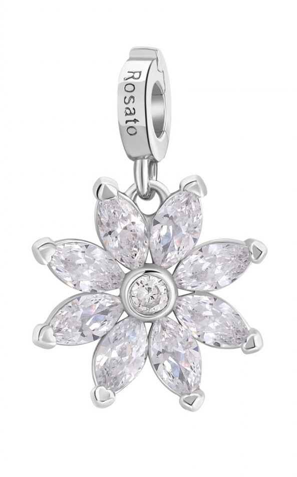Rosato Strieborný prívesok Kvetina Storie RZ219R