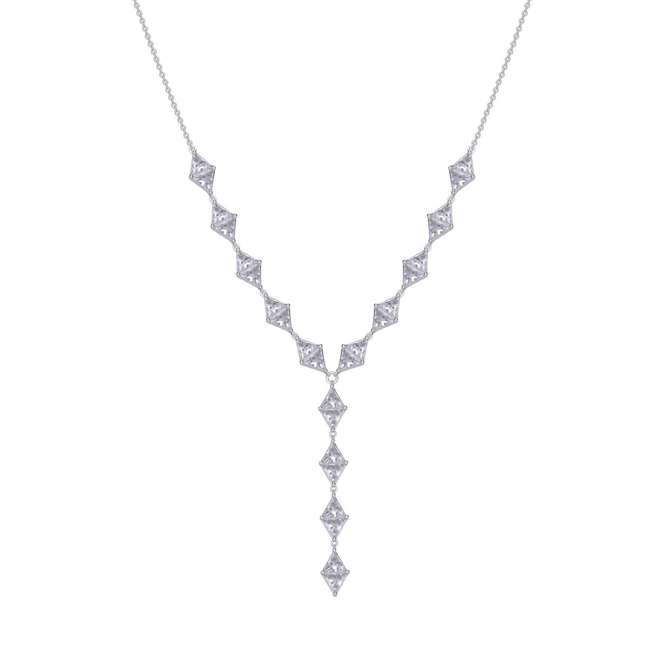 Rosato Elegantný strieborný náhrdelník Vittoria RZVT03