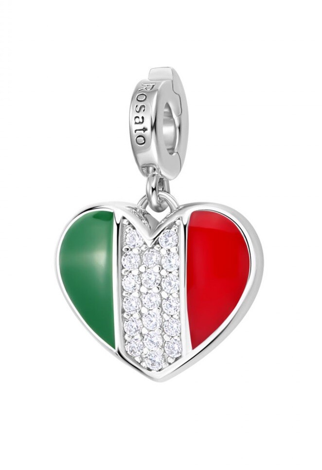 Rosato Strieborný prívesok Srdce Storie RZ231R