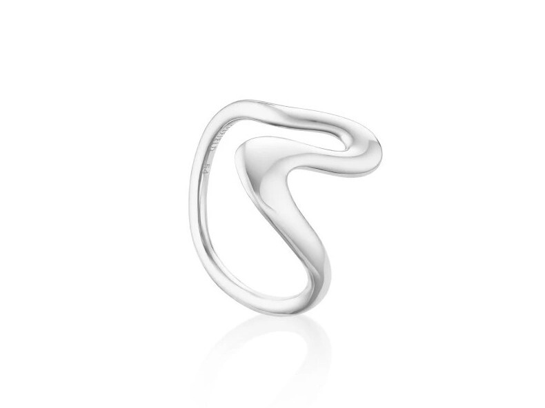 Rosefield Nežný prsteň s organickým tvarom pre ženy JRWR 50 mm