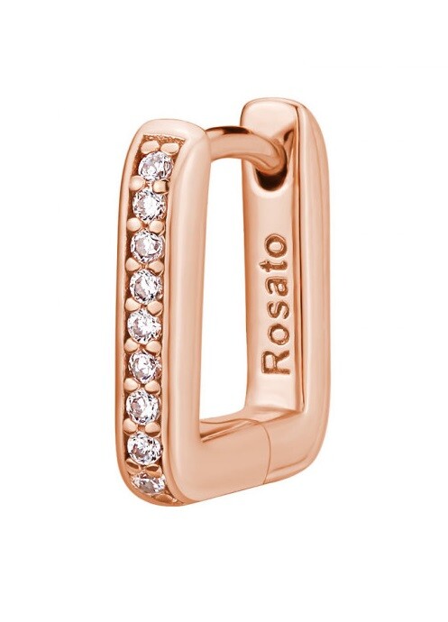 Rosato Ružovo pozlátená single náušnice Allegra RZAL067