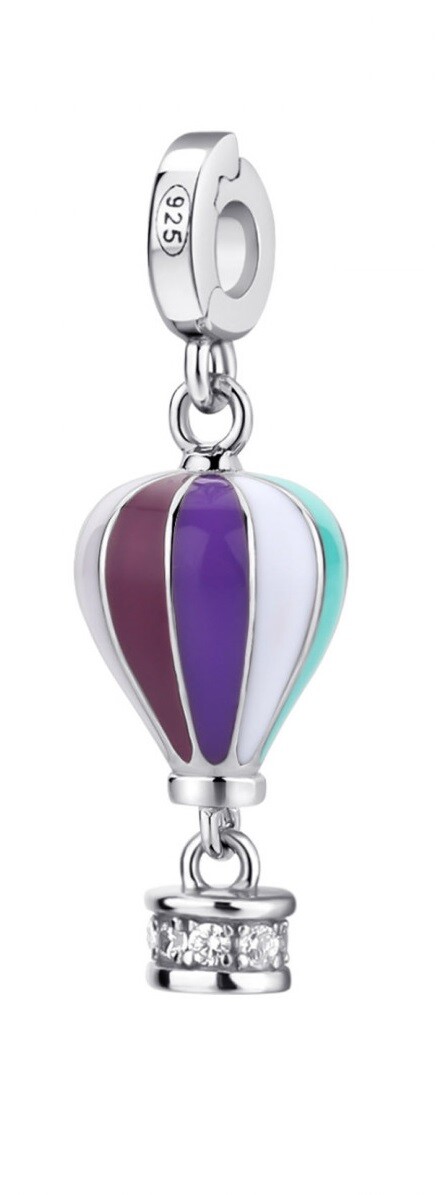 Rosato Farebný strieborný prívesok Teplovzdušný balón Storie RZ202R