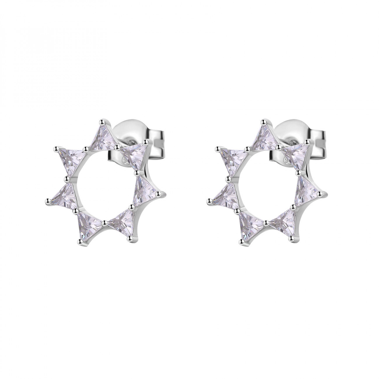 Rosato Náušnice kôstky s kubickými zirkónmi Vittoria RZVT23