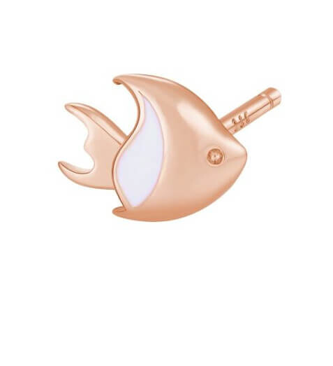 Rosato Bronzová single náušnica Rybka Storie RZO054
