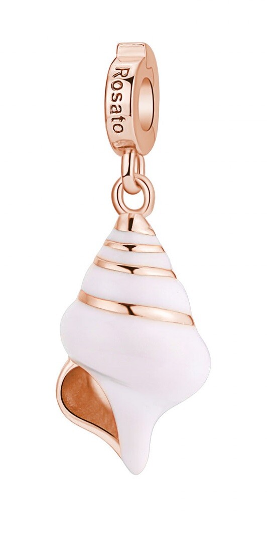 Rosato Ružovo pozlátený prívesok Morská mušle Storia RZ216
