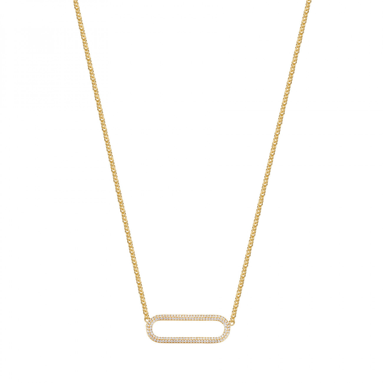 Rosato Očarujúce pozlátený náhrdelník s ozdobou Bianca RZBI62