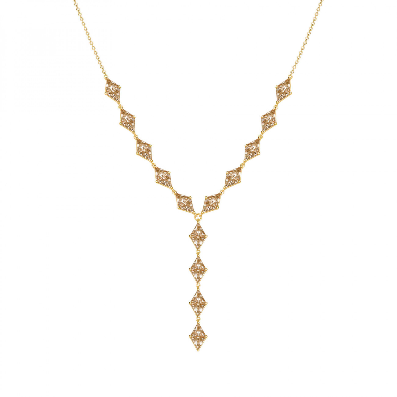 Rosato Elegantný pozlátený náhrdelník Vittoria RZVT04