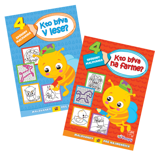 Kto býva v lese? - maľovanky pre najmenších