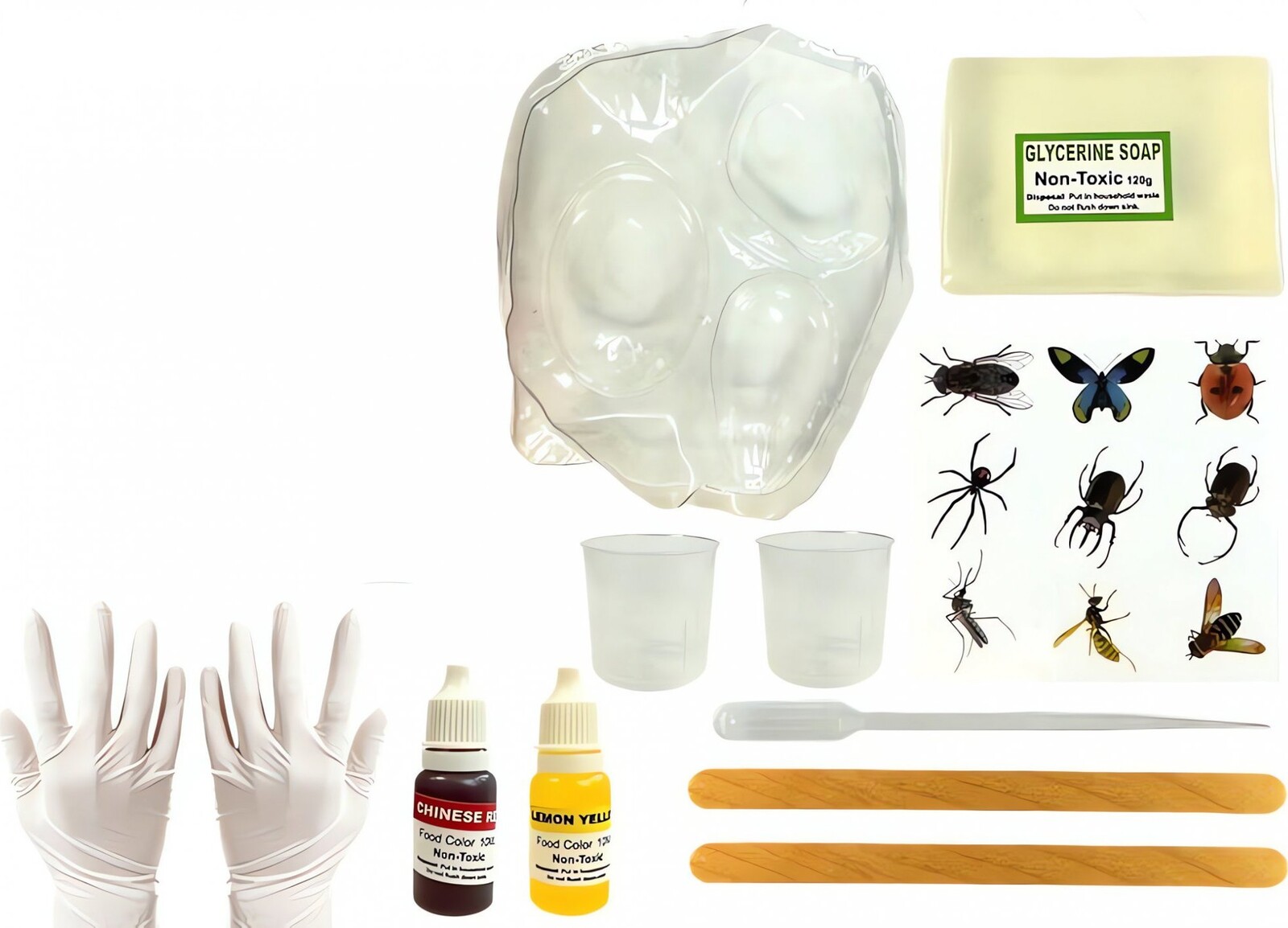 LEAN Toys 6788 Kreatívna sada praveký jantár s hmyzom